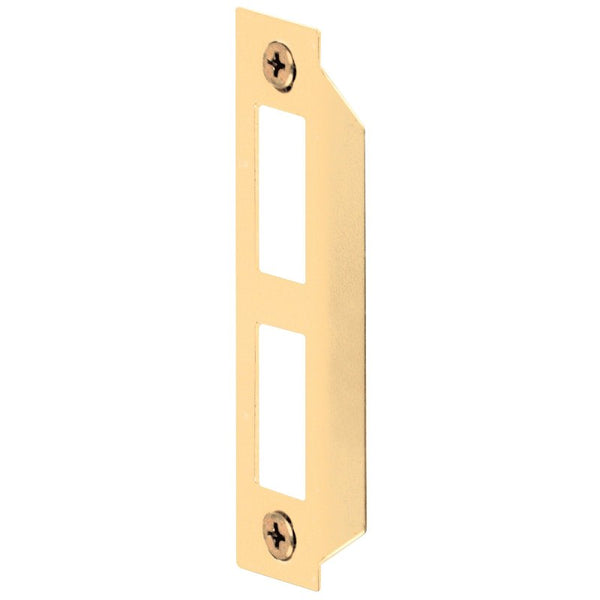 Defender Security E 2435 latch strike plate Brass