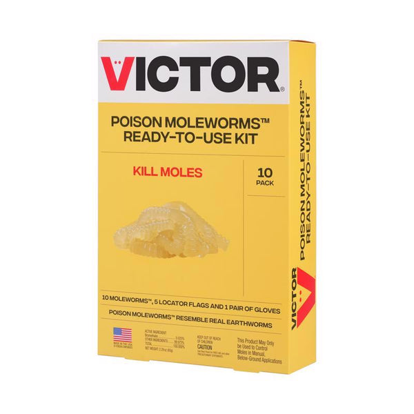 Victor Poison Moleworms, 10-Pack M6009