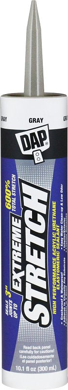 DAP Extreme Stretch Acrylic Urethane Premium Elastomeric Sealant, Gray, 10.1 Oz (7079818710)