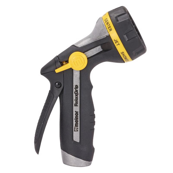 Melnor Relaxgrip Nozzle 8PATERN Black/Yellow Metal R201