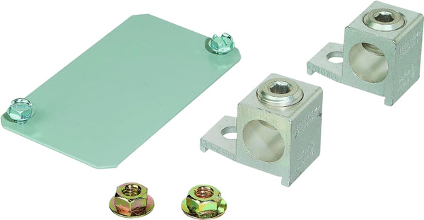 Eaton Corporation BRL200 Cutler Hammer Main Lug Kit, 120/240 VAC, 200 A, 2 Pole, 1-300 KCMIL