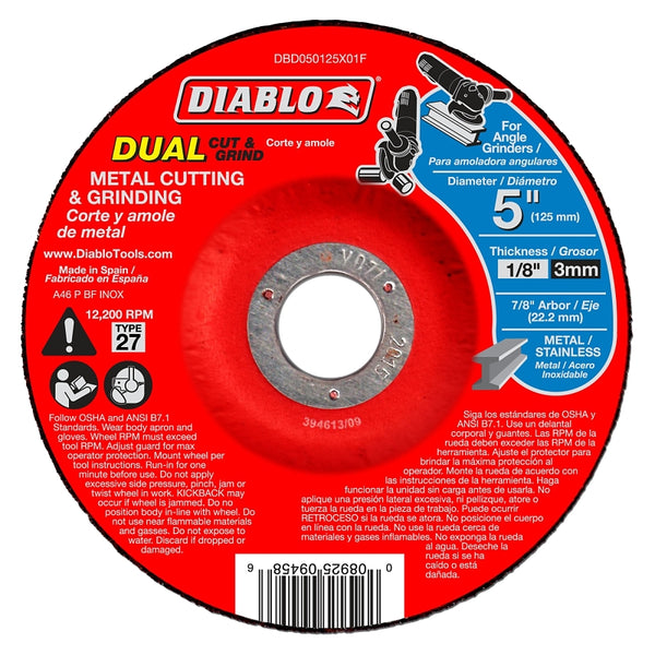 Freud-Diablo DB 5X1/8X7/8 MTL DC DUALC&G 27 DBD050125X01F