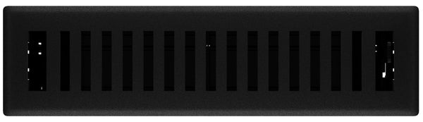 Imperial RG3437 Montezuma Decorative Floor Register, 2.25 x 12-Inch, Black Iron