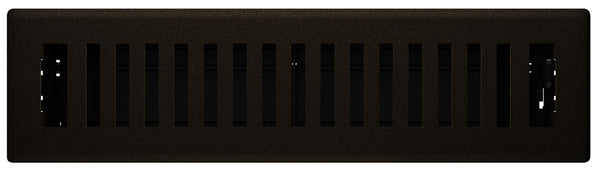 Imperial RG3432 Montezuma Decorative Floor Register, 2.25 x 12-Inch, Bronze Age