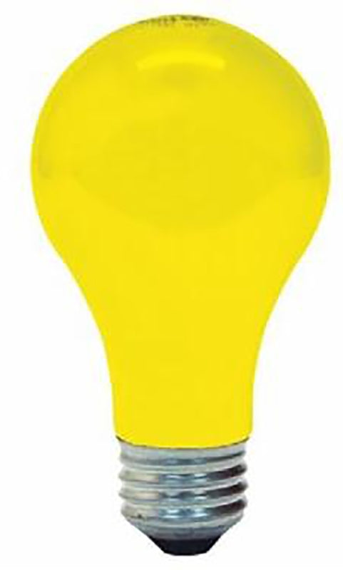 GE Lighting 97495 60 Watt Yellow Bug Light Bulbs 2 Count