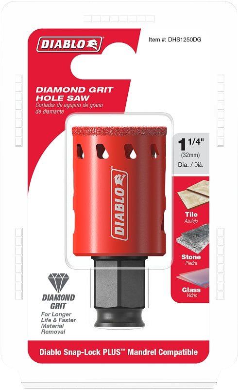 Freud-Diablo DB 1-1/4 Diamond GRIT Hole Saw DHS1250DG