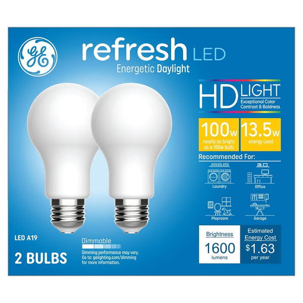 GE 93129808 LED Light Bulb, White