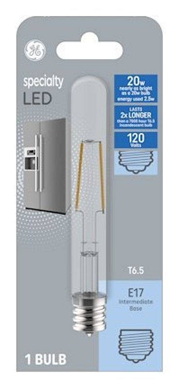 GE Lighting 93129007 GE 2W T6 Int LED Bulb - Quantity 1