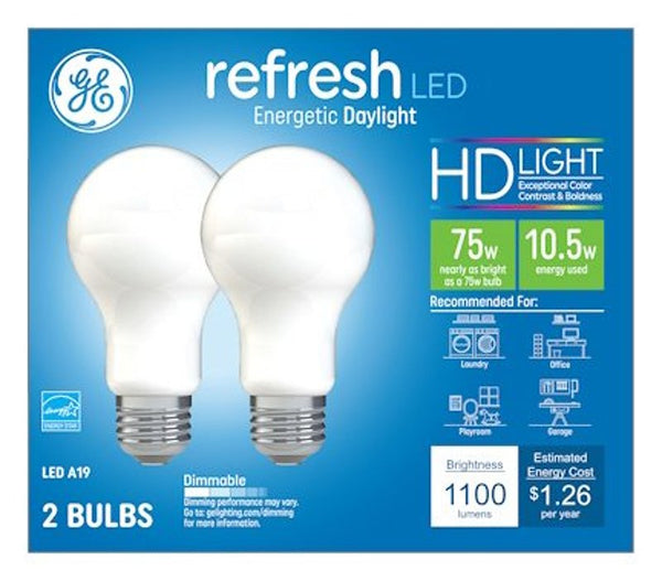 GE Lighting 93129422 LED, Refresh HD, Daylight, 13 Watts, 2PK - Quantity 1