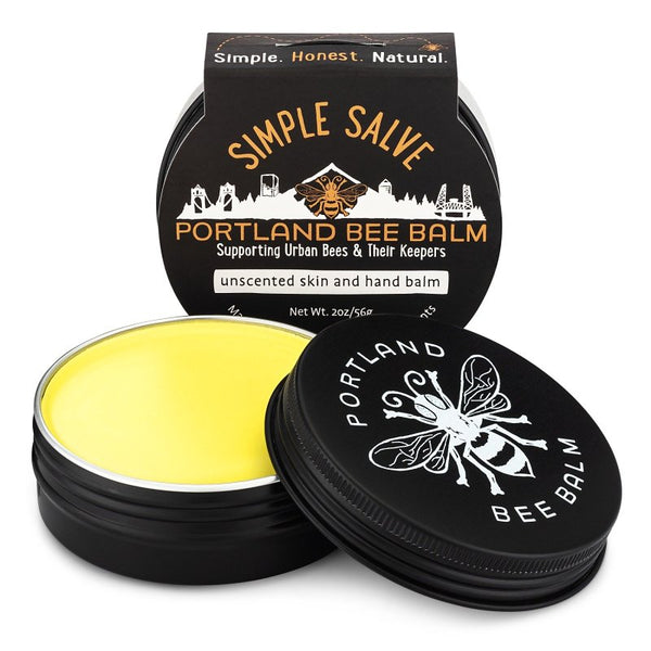 Portland Bee Balm Simple Salve All Natural Handmade Beeswax Based Hand Moisturizer 130
