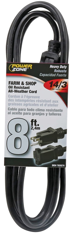 Power Zone Cord Extn 12/3SJTW25'ORG OR532708