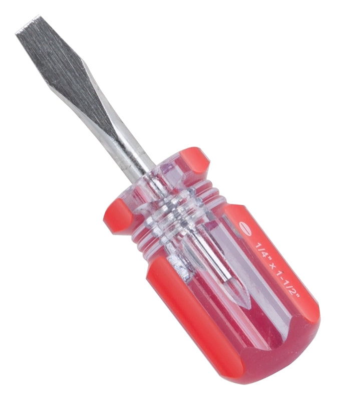 TOOLBASIX TB-SD03 Slotted Screwdriver, 1/4-Inch x 1-1/2-Inch