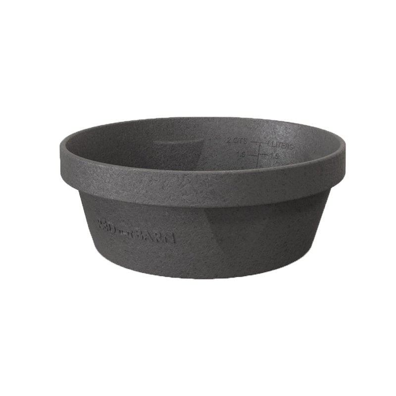 Red Barn Rubber Livestock Feed Pan - 0.5 Gallon