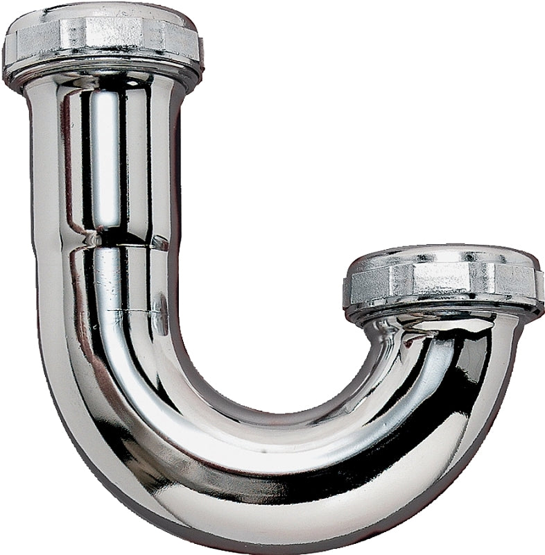 Plumb Pak PP1CP J-Bend Without Cleanout, 1-1/4 In, Brass