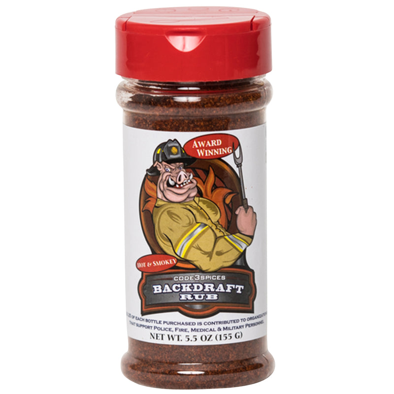 CODE 3 SPICES Backdraft Rub, 6 OZ
