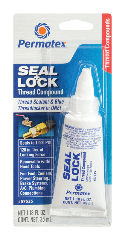 Permatex 57535 35 mL Seal and Lock Thread Compound, 1.26 fl. oz