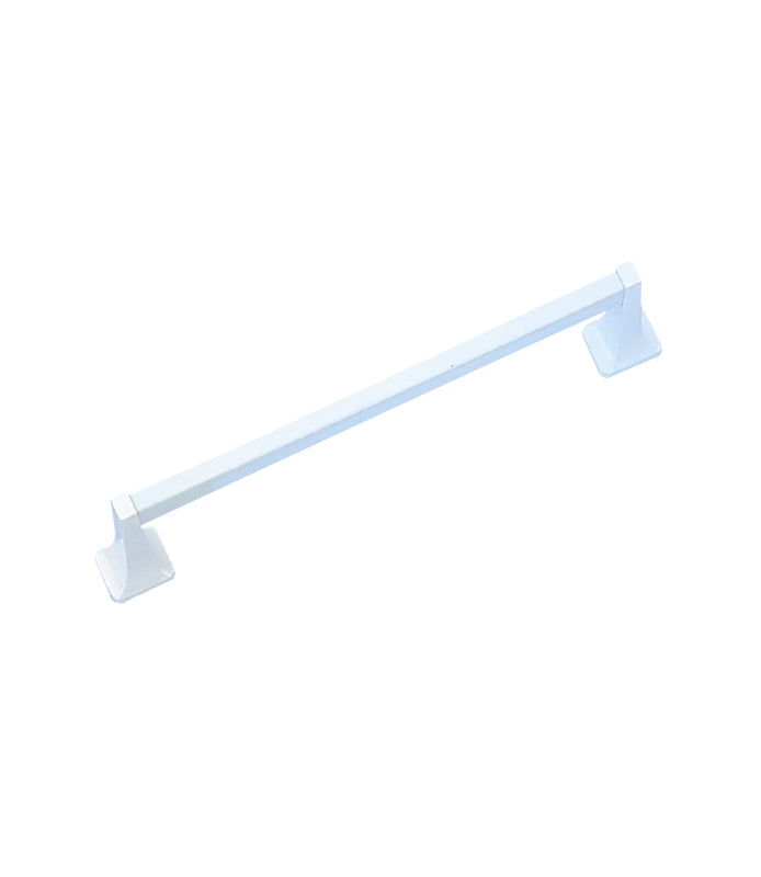 MINTCRAFT Square Towel Bar, 18-Inch, White