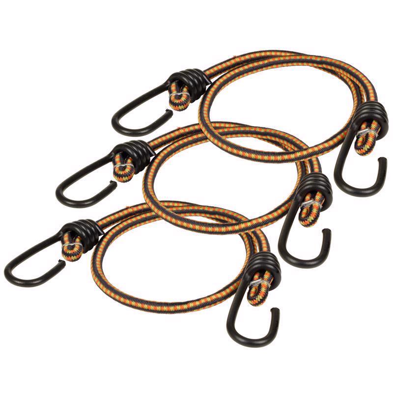 Keeper 06303 24 inch Bungee Cord, 3 Pack