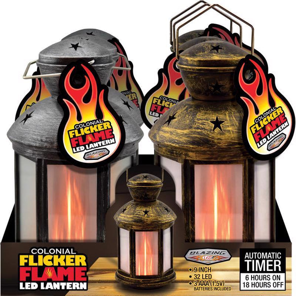 Shawshank LEDz LED Plastic Flameless Lantern Assorted 702754 (6-Pack)