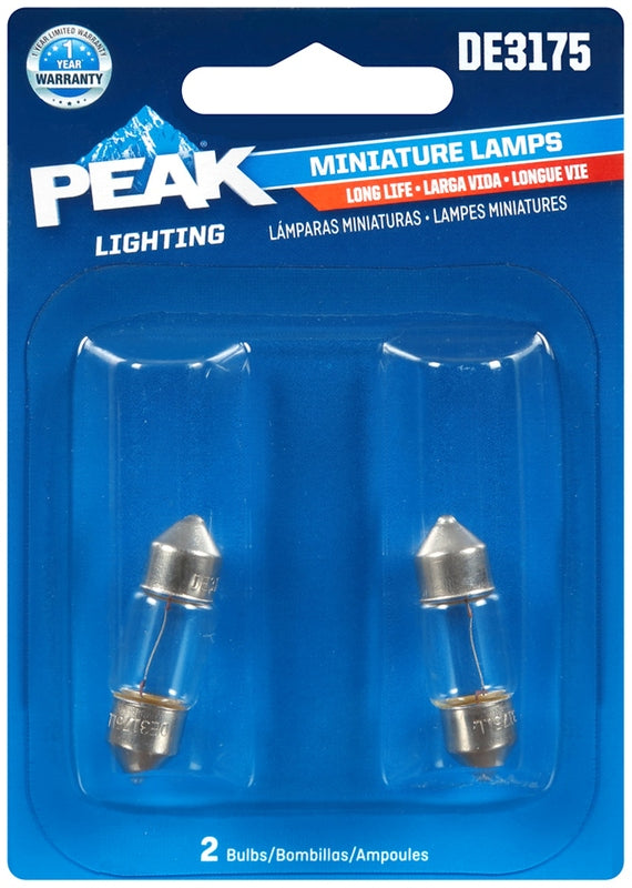 PEAK Miniature Automotive Bulb DE3175 2 pk