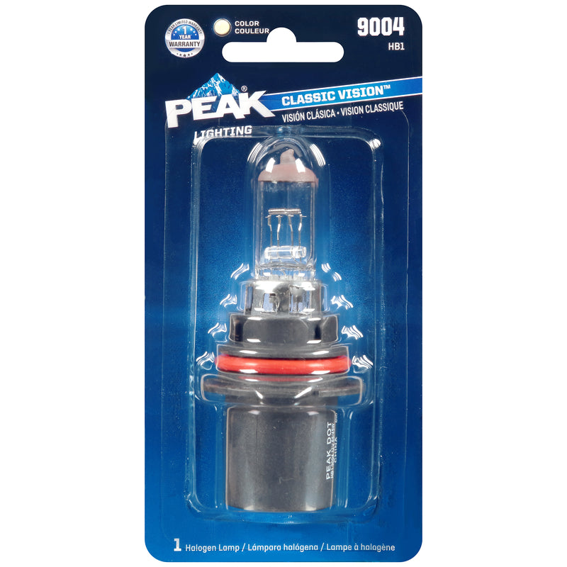 Peak Classic Vision 12.8 volt Halogen T4 Automotive Bulb 1 pk 9004 HB1