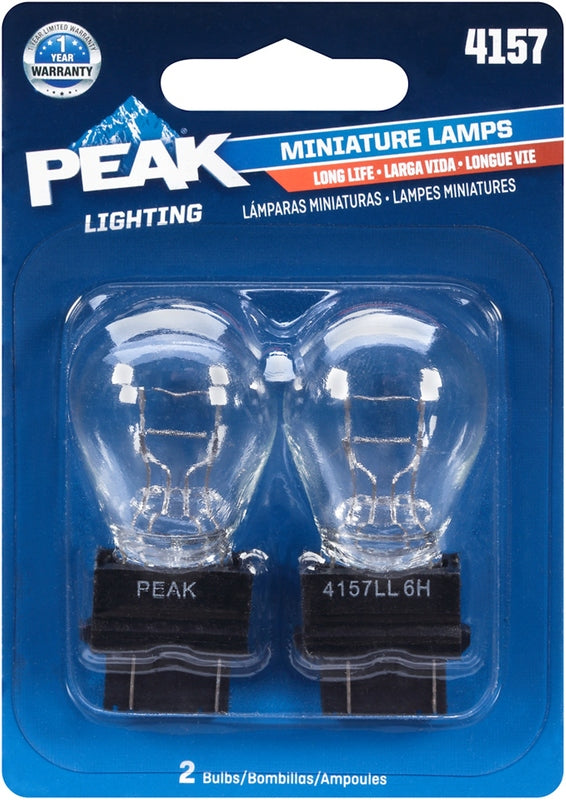 Peak Miniature Automotive Bulb 2 pk 4157 4157LL-BPP