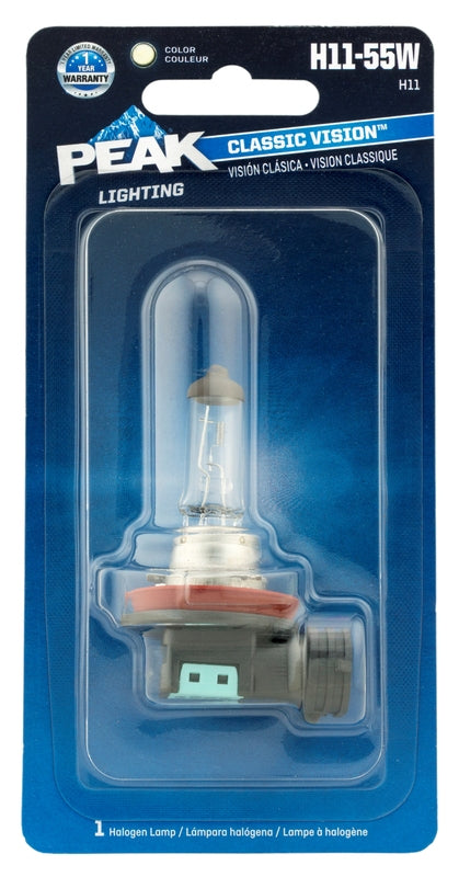 PEAK Classic H11-55W Automotive Bulb H11-55W-BPP