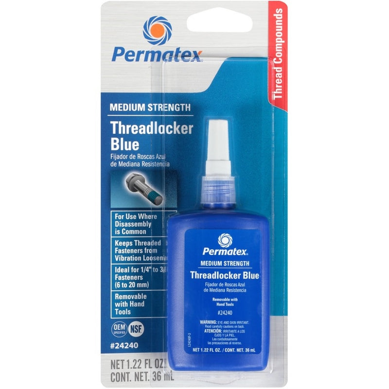 Permatex 24242 BLUE MEDIUM STRENGTH THREADLOCKER 36ML