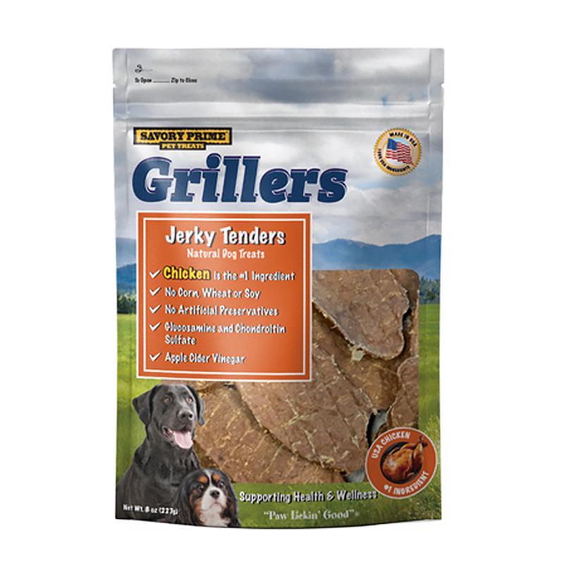 Savory Prime 8029554 0.8 lbs Grillers Chicken Grain Free Chews for Dog