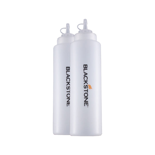 Blackstone 5071 32 oz Plastic Squeeze Bottle Set with Twisting Lids, 2-Pack