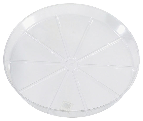 Gardener's Blue Ribbon VS4 Plant Saucer Clear