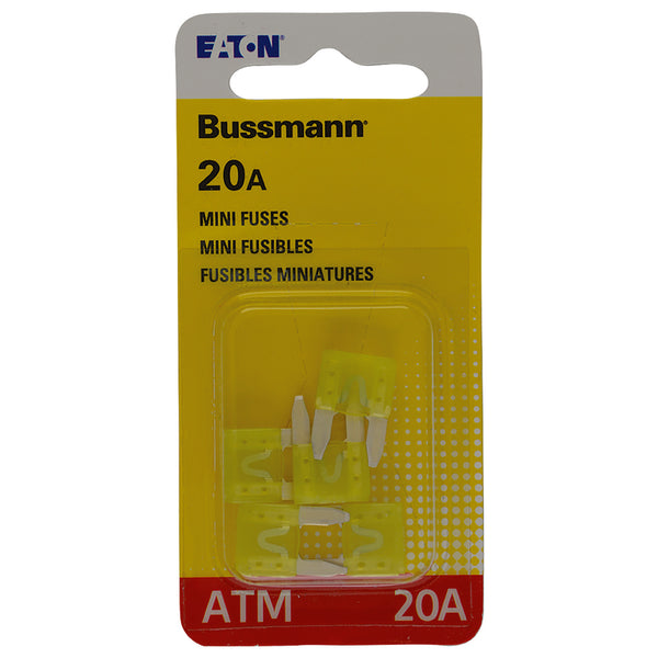 Bussmann - BP/ATM-20-RP 0408.1332 BP/ATM-20 20 Amp Fast Acting Mini-Fuse