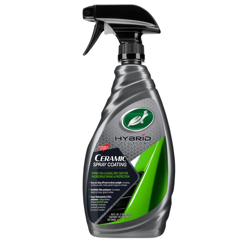 Turtle Wax 53409 Hybrid Solutions Ceramic Spray Coating, Incredible Shine & Protection for Car Paint, Extreme Water Beading, Safe for Cars, Trucks, Motorcycles, RV's & More, 16 oz.
