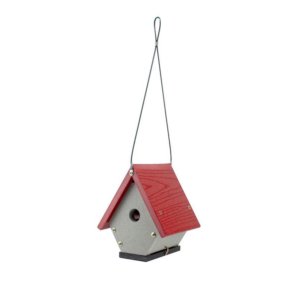 Woodlink Going Green 8.25 in. H x 7.125 in. W x 6.5 in. L Plastic Bird House 24463