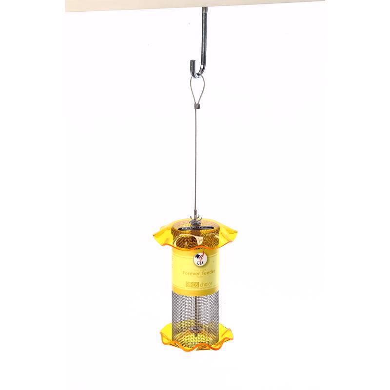 Birds Choice FF116A Bird Feeder, 1 Quart, Yellow