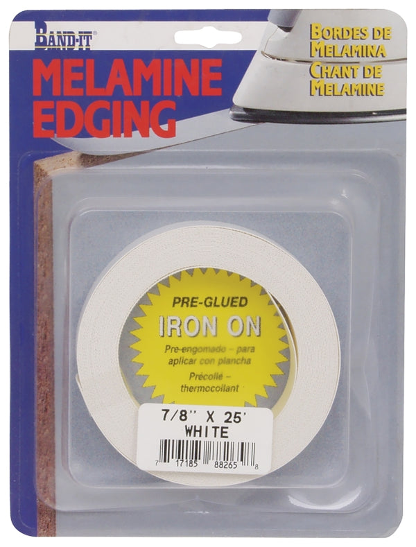 CLOVERDALE 88265 7/8x25'WHT Melam Edging, 7/8" x 25', White