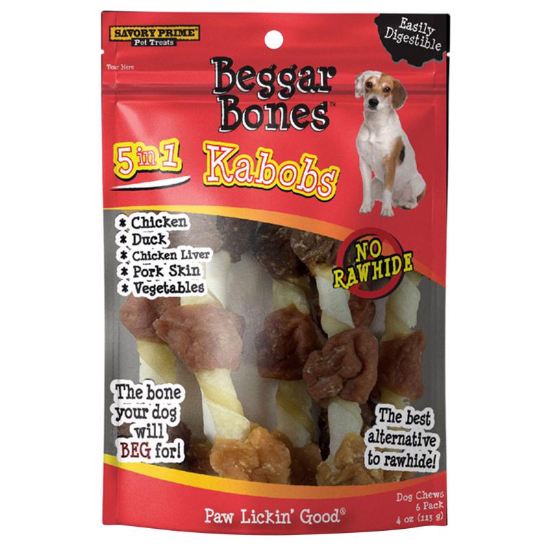 Savory Prime Dog Treats KABOBS 6PK