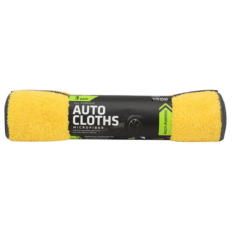 Viking Microfiber Auto Cloth - 3 Pack