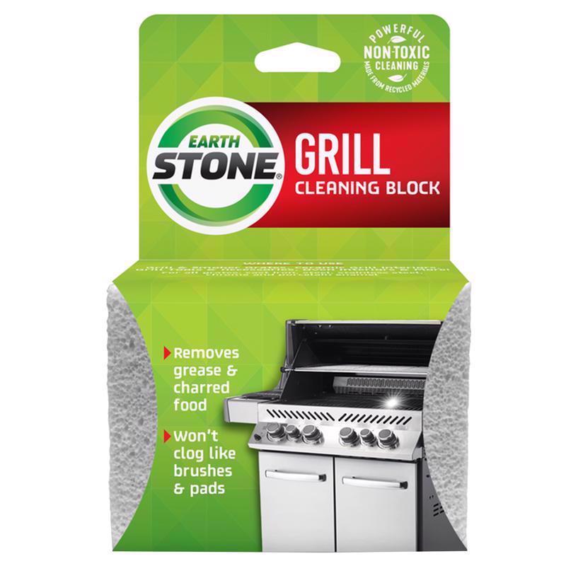 EarthStone International GrillStone Grill Cleaning Block, brown (750SS012) Twin