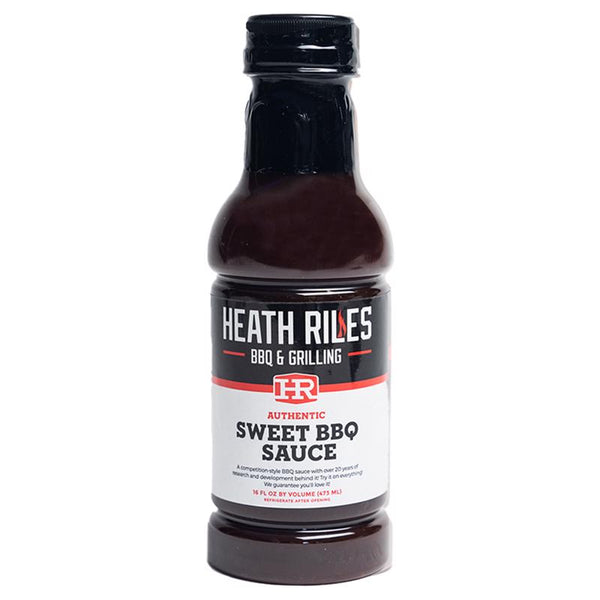 Heath Riles BBQ Sweet Barbecue Sauce, Champion Pitmaster Recipe, Bottle 16 oz. HRB0021