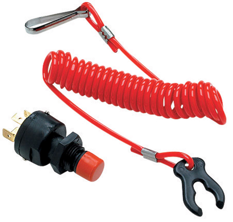 Seachoice Universal Boat Kill Switch Kit,Red