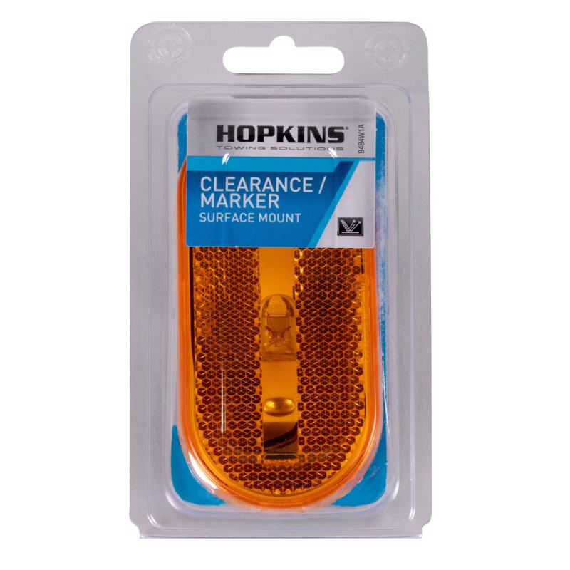 Blazer International B484W1A Oblong Clearance Marker Light, Amber