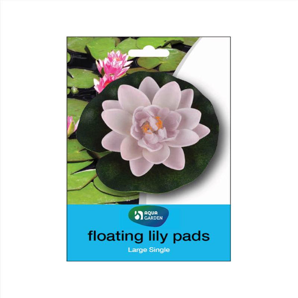 Pennington Aquagarden, Floating Lily, 5 ½" Diameter, Plastic Plant, Pond/Aquarium Decoration 100549925