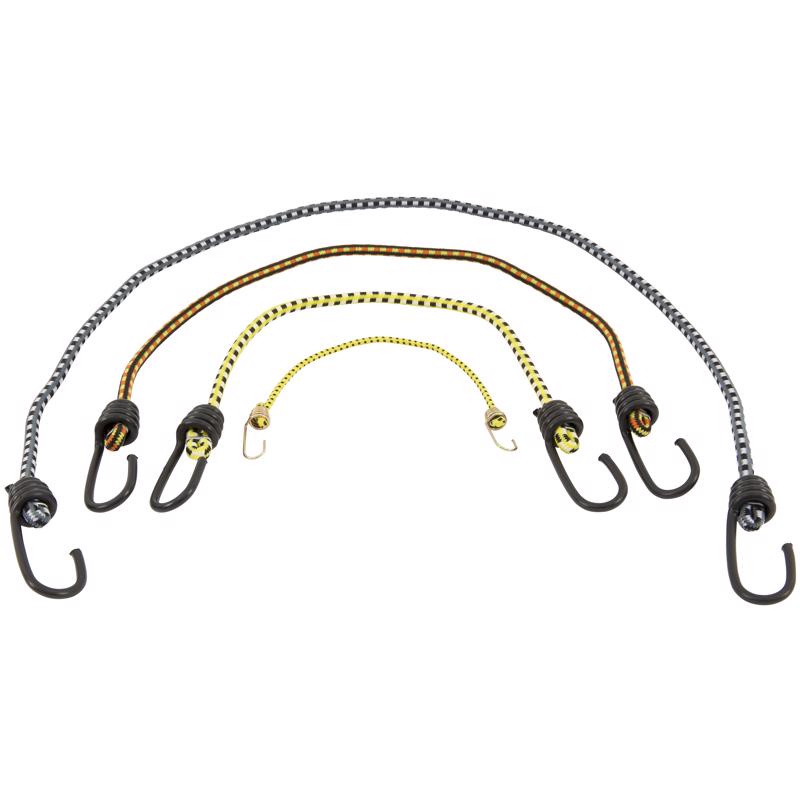Keeper Assorted Bungee Cord Set 10 in. L x 0.315 in. 1 pk