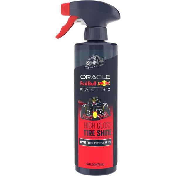 Armor All Podium Series Hybrid Ceramic High Gloss Tire Shine Spray, 16 fl oz, Long-Lasting Car Tire Shine Developed in Collaboration With Oracle Red Bull Racing E304238100