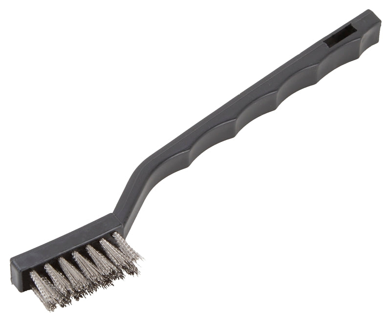 MINTCRAFT PB-57130-S 7-Inch Stainless Steel Wire Brush, Mini