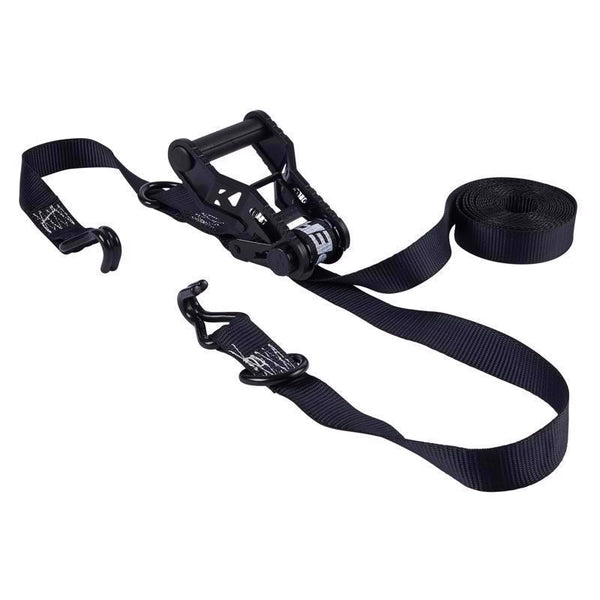 Keeper - 3,000 lbs. Break Strength Extreme Webbing Combat Ratchet Tie-Down with Double J Hooks, 2 Pack - 1,000 lbs. Working Load Limit 85450