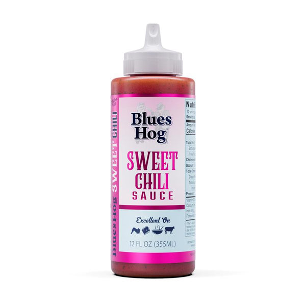 Blues Hog Sweet Chili Sauce, Sweet & Spicy Dipping Sauce, Gluten-Free, No High Fructose Corn Syrup, Made in the USA, 12 oz 50410