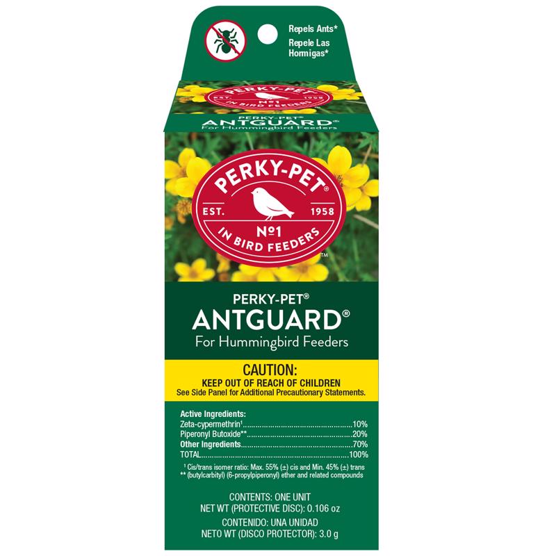 Perky-Pet AntGuard for Hummingbird & Oriole Feeders - Protects Nectar From Ants - 245L - Permethrin Ant Guard - Hang Above Outdoor Bird Feeders - Easy to Use