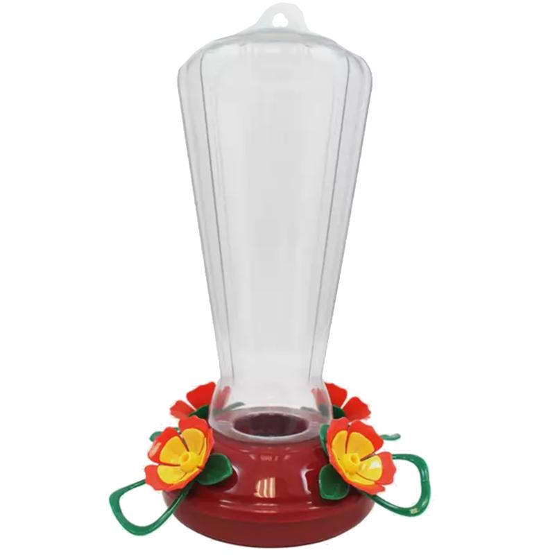 More Birds, Hollyhock Hummingbird Feeder 7 Inch L X 7 Inch W X 10.2 Inch H